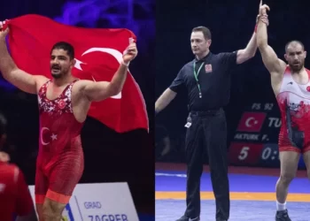 Milli güreşçiler Taha Akgül ve Feyzullah Aktürk, Avrupa şampiyonu oldu