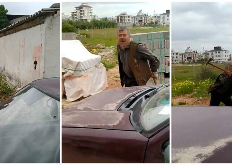 Kirayı 3,5 kart arttırmak istedi, kabul edilmeyince kazmayla duvarı deldi