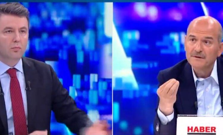 Soylu’dan canlı yayında gazeteciye şaşırtan hitap: Bi’tanem… 1 Soylu’dan canlı yayında gazeteciye şaşırtan hitap: Bi’tanem…