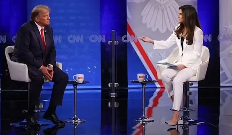 Trump canlı yayında adeta çıldırdı