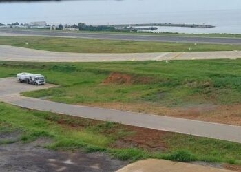 Trabzon Havalimanı pistinde korkutan çökme