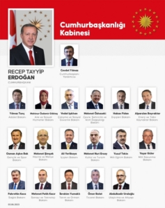 İşte yeni kabinenin künyesi