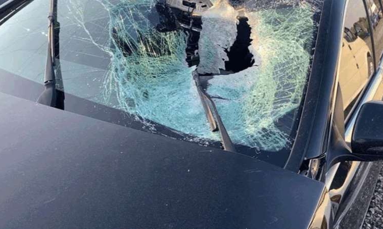 Karşı yoldan fırlayan taş arabanın camını kırdı, THY pilotu şoför hayatını kaybetti