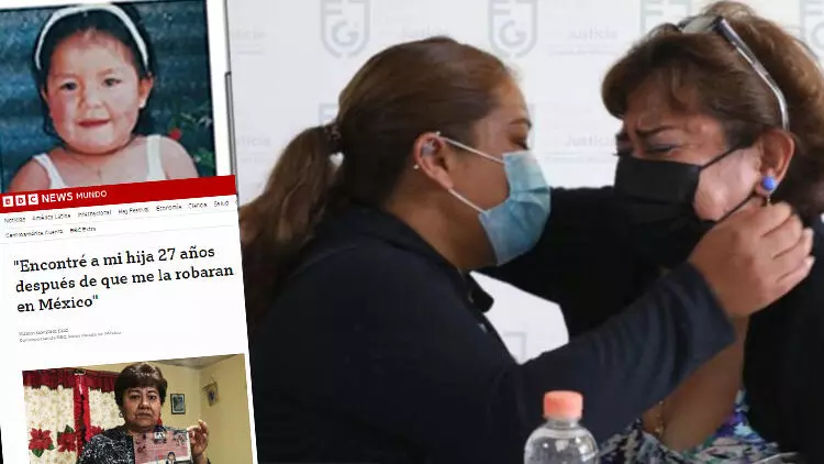 Meksikalı anne, 3 yaşındayken kaçırılan kızına 27 yıl sonra kavuştu 1 Meksikalı anne, 3 yaşındayken kaçırılan kızına 27 yıl sonra kavuştu