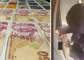 ATM’ye sahte para yatırıp gerçeğini alan şüpheli suçüstü yakalandı