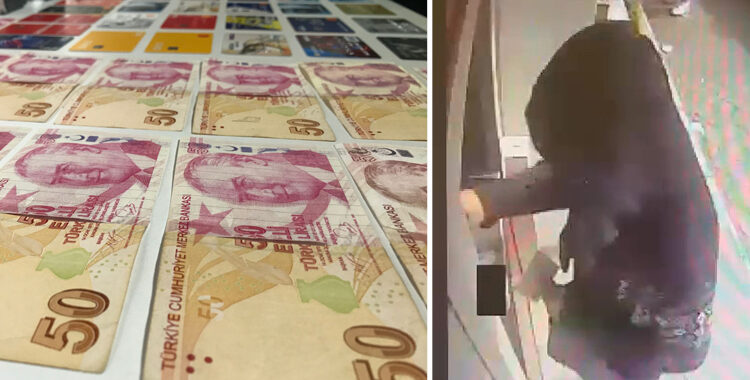 ATM'ye sahte para yatırıp gerçeğini alan şüpheli suçüstü yakalandı 1 ATM’ye sahte para yatırıp gerçeğini alan şüpheli suçüstü yakalandı