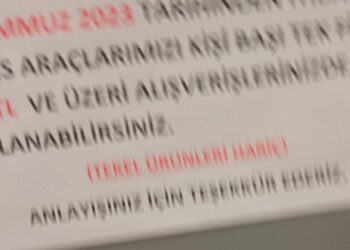 En az 500 TL’lik alışveriş yapmayana servis yasak