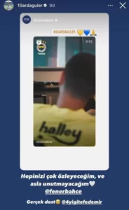 Arda Güler'den Fenerbahçe paylaşımı! 2 Arda Güler'den Fenerbahçe paylaşımı!