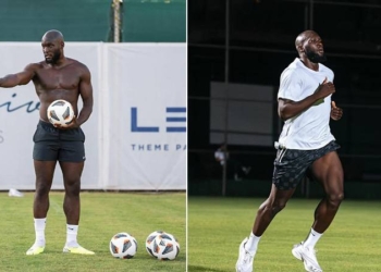 Galatasaray’a kiralık olarak önerilen Lukaku, Belek’te antrenman yapıyor
