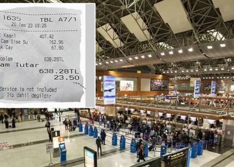 Havalimanı’nda fiyatlara zam: Simit 203, hamburger 580 TL