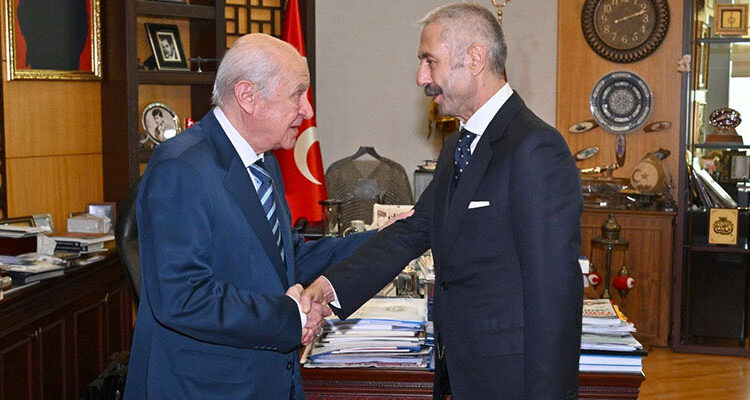 Tahliye olan mafya lideri Sedat Şahin'den Bahçeli'ye ziyaret 1 Tahliye olan mafya lideri Sedat Şahin’den Bahçeli’ye ziyaret
