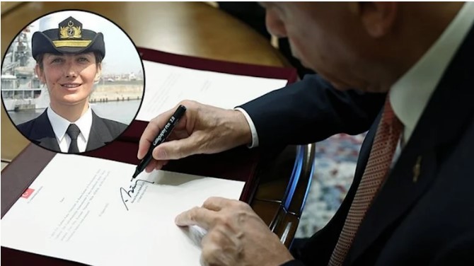 Erdoğan’dan, TSK’nın ilk kadın amirali Gökçen Fırat’la ilgili açıklama 1 Erdoğan’dan, TSK’nın ilk kadın amirali Gökçen Fırat’la ilgili açıklama