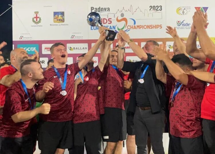 Down Sendromlu Özel Futsal Milli Takımı Avrupa şampiyonu 1 Down Sendromlu Özel Futsal Milli Takımı Avrupa şampiyonu