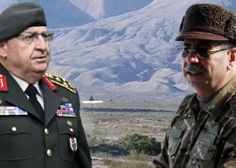 Azerbaycan Savunma Bakanı ile görüşen Yaşar Güler, 'Azerbaycan'ın yanındayız' mesajını verdi. 1 Azerbaycan Savunma Bakanı ile görüşen Yaşar Güler, ‘Azerbaycan’ın yanındayız’ mesajını verdi.