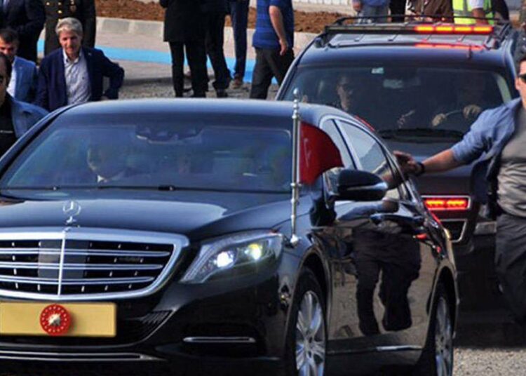 Sahte çakarla Erdoğan’ın konvoyuna girdi, 1 saat sonra fark edildi