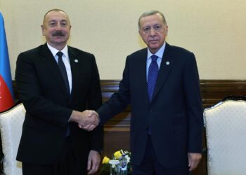 Erdoğan, Azerbaycan Cumhurbaşkanı Aliyev ile görüştü