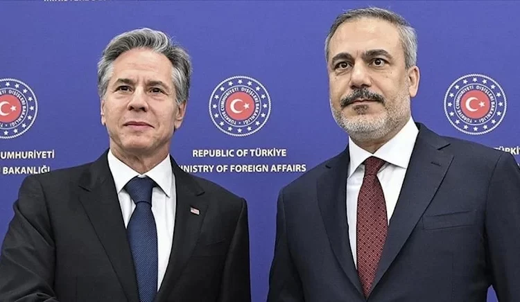 Hakan Fidan ile Blinken görüştü 1 Hakan Fidan ile Blinken görüştü