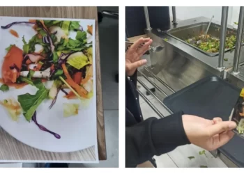 KYK yurdunda yemekten sigara izmariti çıktı