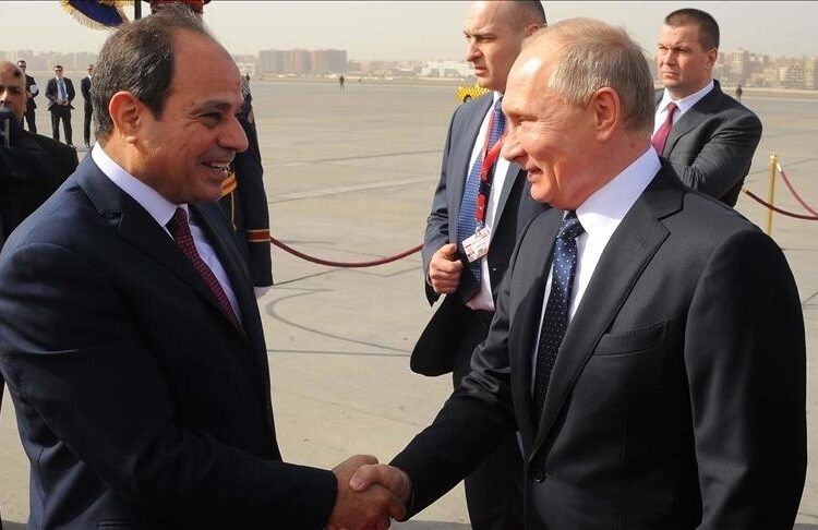 بوتين والسيسي يبحثان الوضع في قطاع غزة