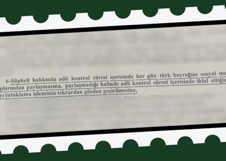 Şeyh Said'in torununa verilen 'bayrak paylaşma' cezası kaldırıldı 1 Şeyh Said’in torununa verilen ‘bayrak paylaşma’ cezası kaldırıldı