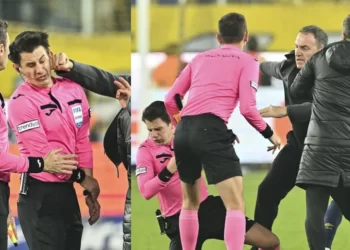 Ankaragücü Başkanı Koca’dan hakem Meler’e sahada yumruklu saldırı