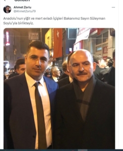 Süleyman Soylu'nun albümünde bir suçlu daha: Ahmet Zorlu ile fotoğrafı çıktı