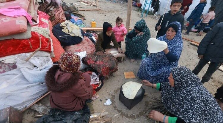 نازحة من غزة تصرخ: كلنا في الشارع.. ونموت ببطء