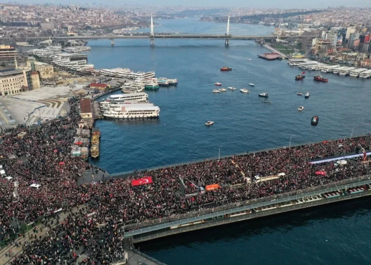 Milli İrade Platformu’ndan Gazze için yürüyüş