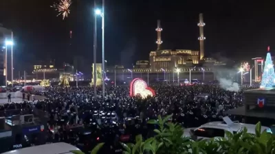 Türkiye yeni yılı coşkuyla karşıladı