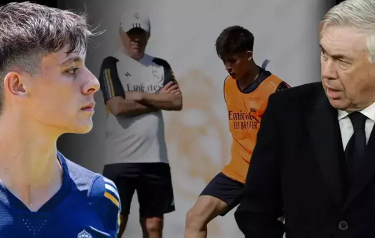 Ancelotti, Arda Güler’i tebrik etmek için antrenmanı 2 kez durdurdu 1 Ancelotti, Arda Güler’i tebrik etmek için antrenmanı 2 kez durdurdu