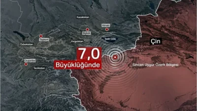 Uygur Türklerinin yaşadığı bölgede büyük deprem! Can kaybı var mı bilinmiyor
