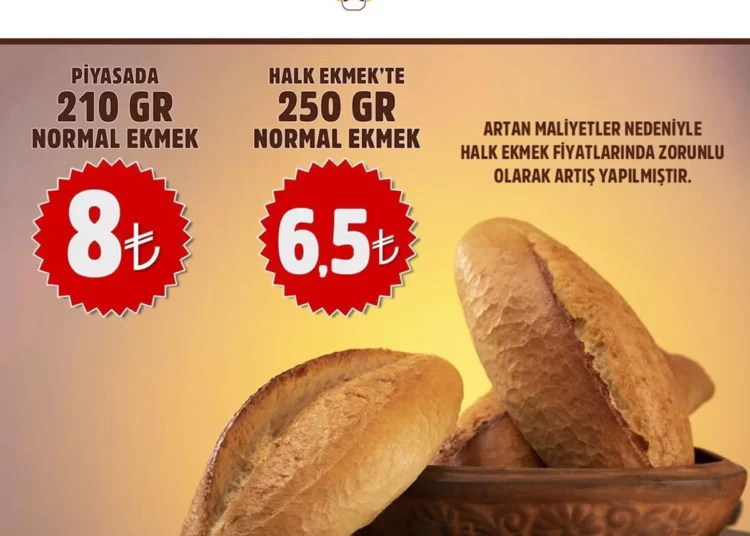 Ankara’da Halk Ekmek de zam yaptı: 6,5 TL 1 Ankara’da Halk Ekmek de zam yaptı: 6,5 TL