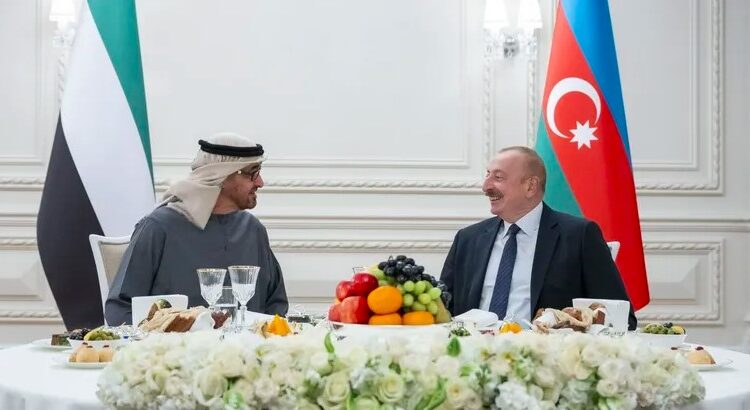 رئيس الإمارات يصل إلى أذربيجان في زيارة رسمية 1 رئيس الإمارات يصل إلى أذربيجان في زيارة رسمية