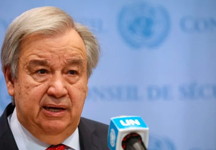 الأمين العام للأمم المتحدة : لا شيء يبرر استمرار العقاب الجماعي للفلسطينيين