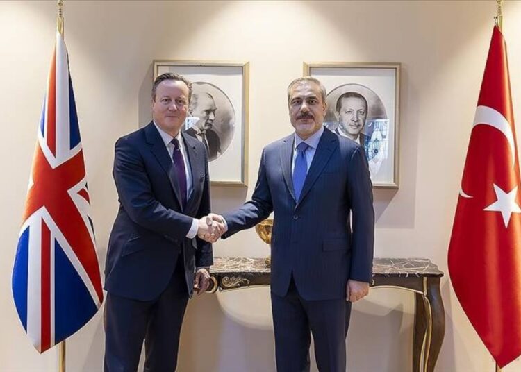 تركيا وبريطانيا أكدتا ضرورة التوصل لوقف إطلاق نار دائم في غزة   