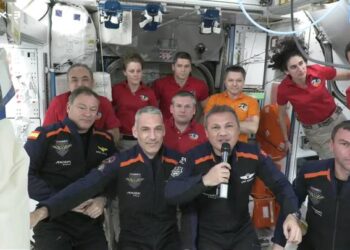 عقب رحلة 36 ساعة.. أول رائد فضاء تركي يدخل محطة الفضاء الدولية