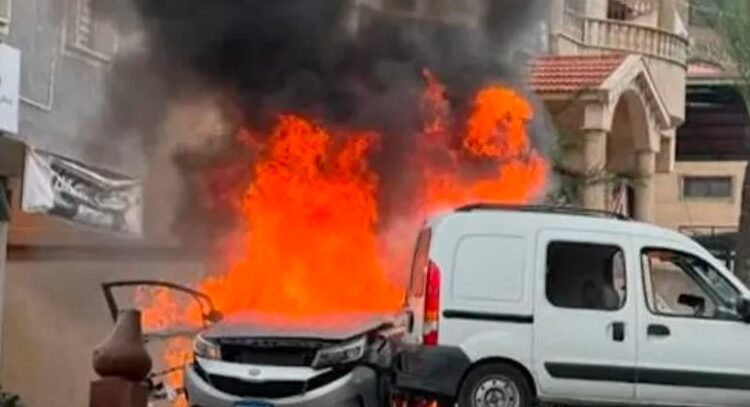 إسرائيل تقصف سيارة تابعة لحزب الله.. ونجاة قيادي من الاغتيال