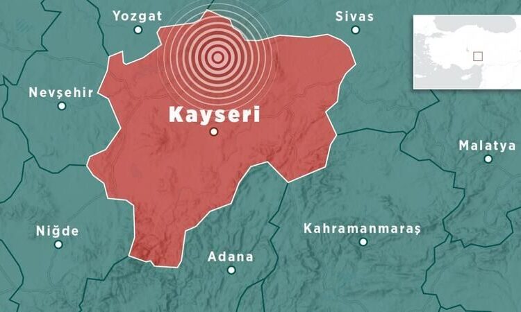 زلزال بقوة 4 درجات يضرب وسط تركيا