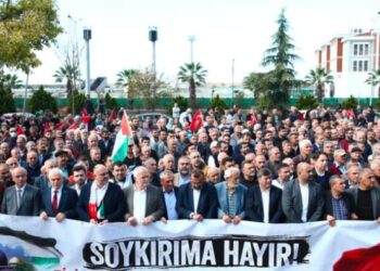 ولايات تركية تشهد مظاهرات منددة بالهجمات الإسرائيلية على غزة