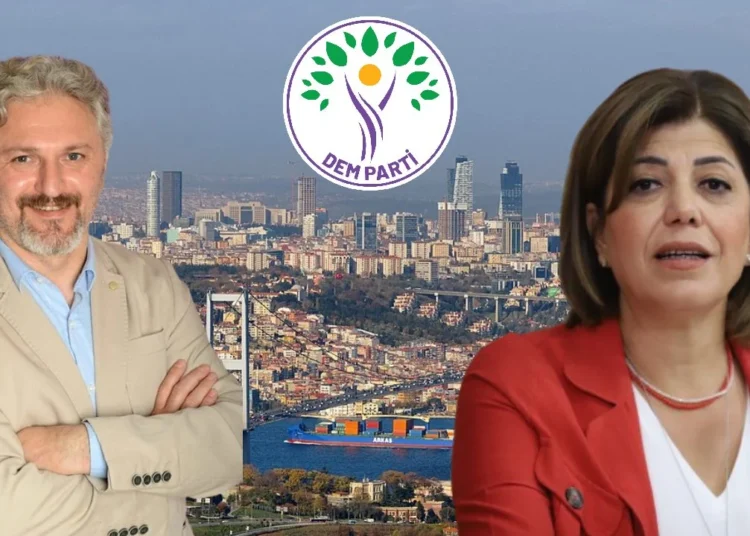 DEM Parti’nin İstanbul eşbaşkan adayları Meral Danış Beştaş ve Murat Çepni oldu