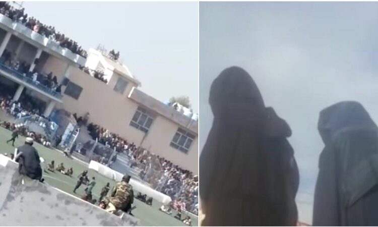 طالبان تعدم رجلين فى ملعب كرة قدم أمام الآلاف 1 طالبان تعدم رجلين فى ملعب كرة قدم أمام الآلاف