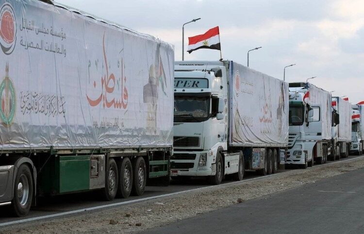 فريق من الجيش الأميركي يصل إلى إسرائيل لترتيب تفتيش المساعدات لغزة