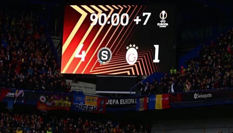 صدمة في التشيك.. غلطة سراي يتعرض لخسارة فادحة في يوروبا ليغ