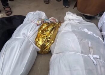 شاهد.. انتظرا مولودهما 15 عاما واستشهدا معه بغزة