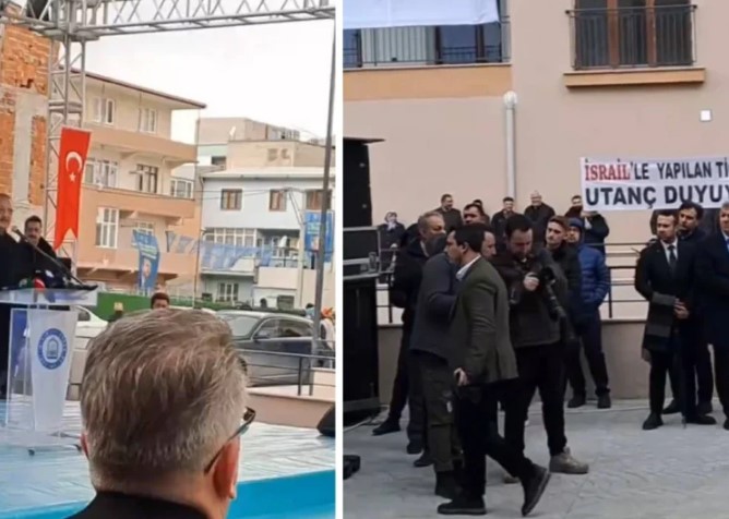 تركيا.. مواطنون يحتجون على الوزير بسبب التجارة مع إسرائيل 1 تركيا.. مواطنون يحتجون على الوزير بسبب التجارة مع إسرائيل