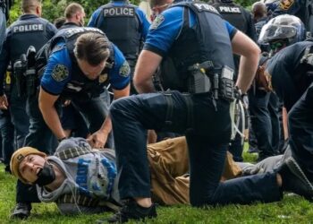 احتجاجات الطلاب بسبب حرب غزة تتّسع في جامعات أميركا.. توقيف 200 شخص