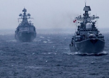 روسيا تجري مناورات بحرية بالمحيط الهادئ بمشاركة 40 سفينة