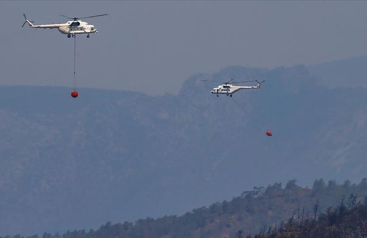 نجاح فرق الإطفاء التركية في السيطرة على حرائق غابات غربي البلاد 1 نجاح فرق الإطفاء التركية في السيطرة على حرائق غابات غربي البلاد