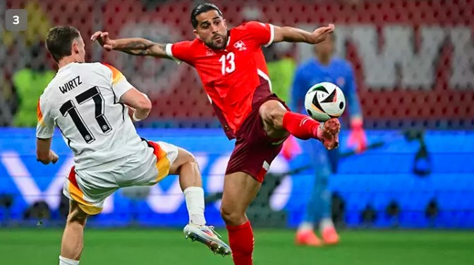 يورو 2024: ألمانيا تحسم صدارة مجموعتها بتعادل مثير مع سويسرا 1 يورو 2024: ألمانيا تحسم صدارة مجموعتها بتعادل مثير مع سويسرا