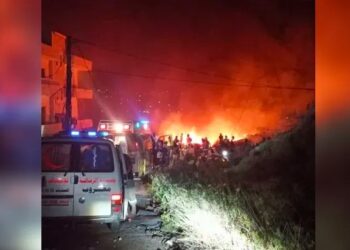 دمار هائل.. استهداف اسرائيلي لمبنى في جناتا بجنوب لبنان